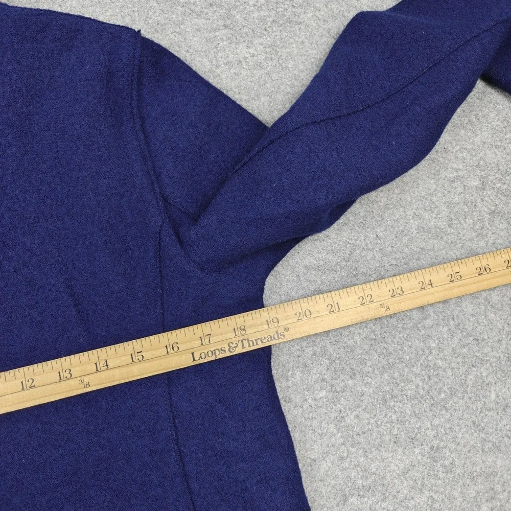 Harris Wharf London Blazer Womens IT 48 Blue Virgin Wool Sport Coat Jacket Italy
